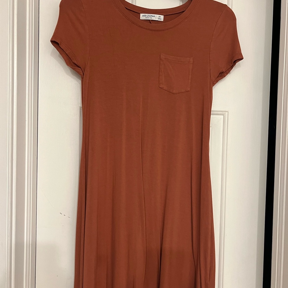 Arizona Jean Company Women's Terracotta Mini Dress
